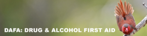Drug and Alcohol First Aid, Natural bird background