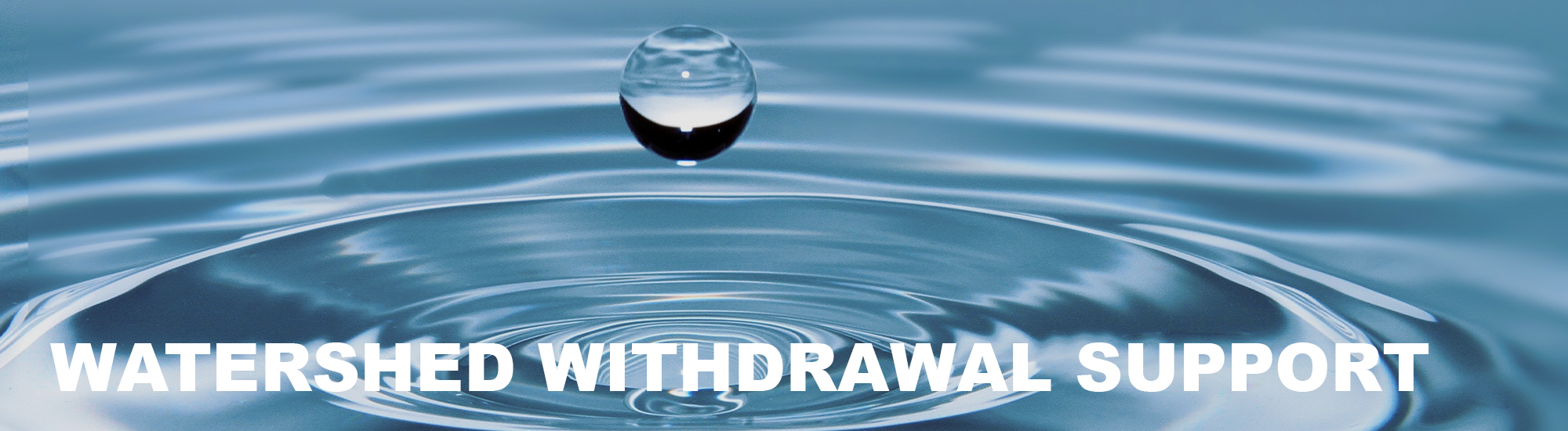 Watershed withdrawal banner